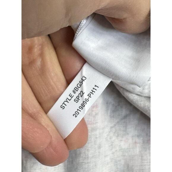 J.CREW Collection Ratti Prism Floral Print Cotton Skirt Sz XL Midi Lined Slit - Picture 10 of 16